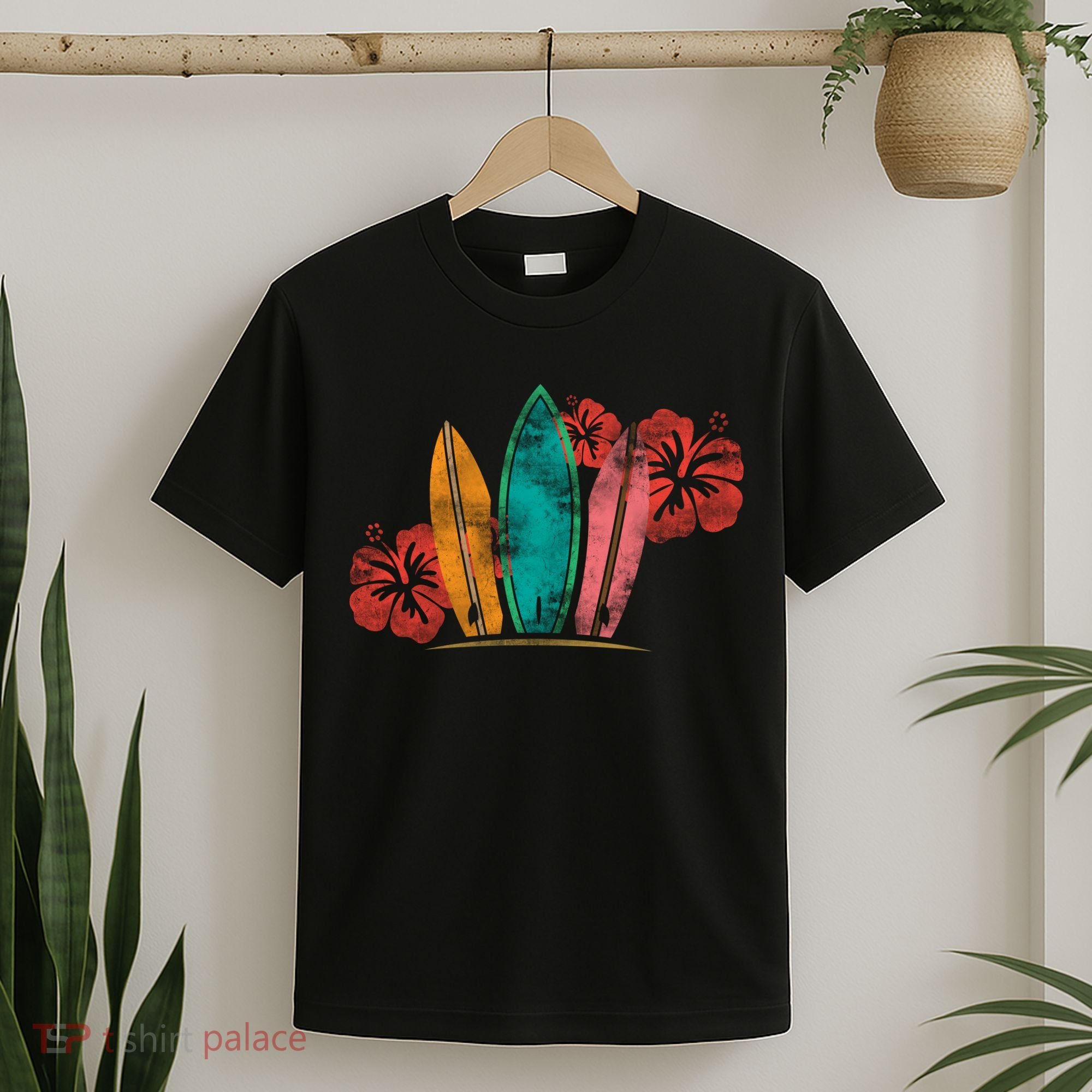 Vintage Surfing Emblem T-Shirt