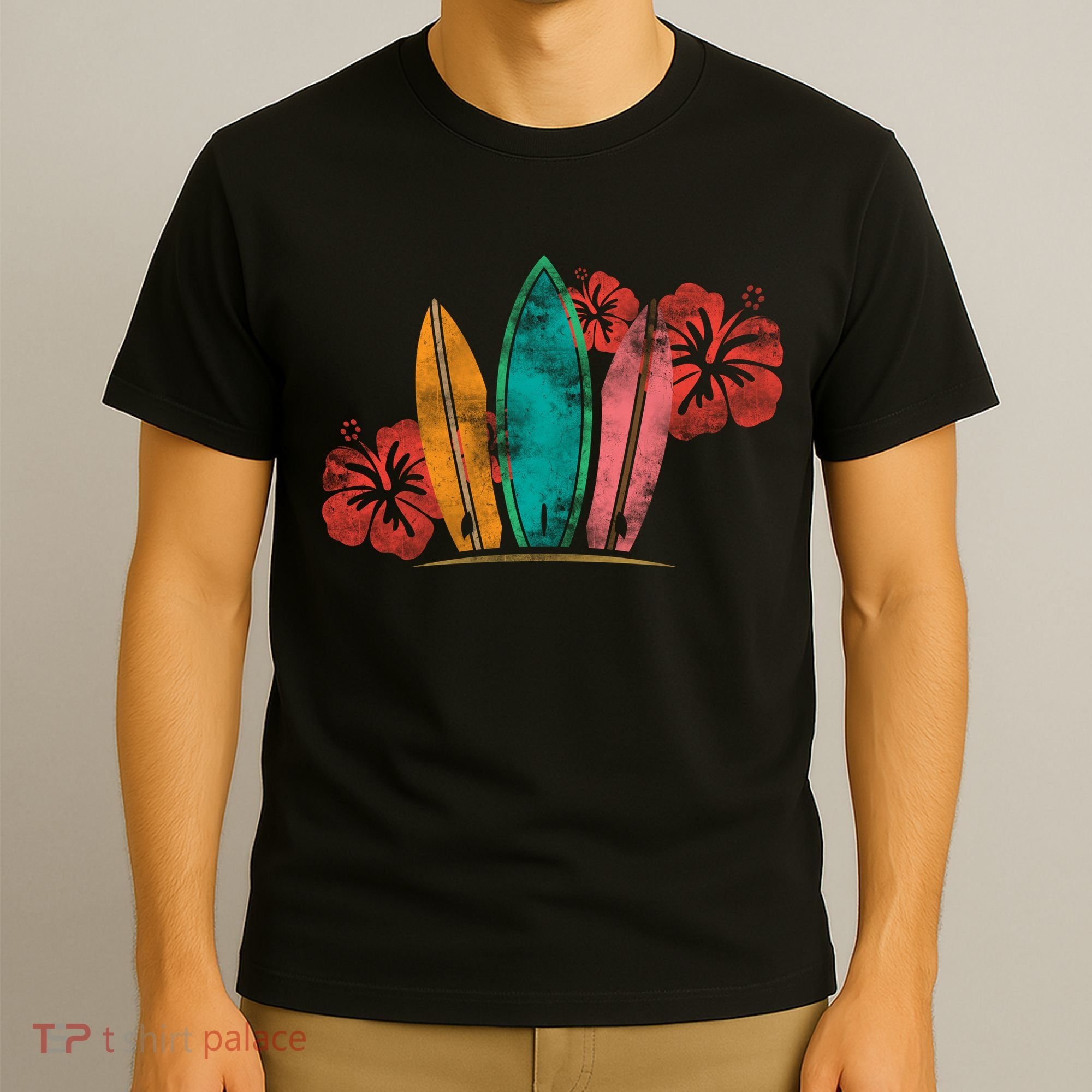 Vintage Surfing Emblem T-Shirt
