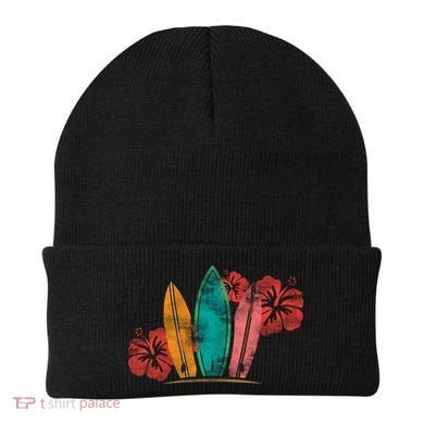 Vintage Surfing Emblem Beanie