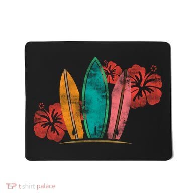 Vintage Surfing Emblem Mousepad