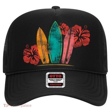 Vintage Surfing Emblem Hat
