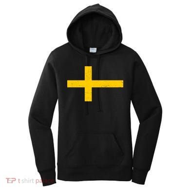 Vintage Swedish Flag Women's Hoodie