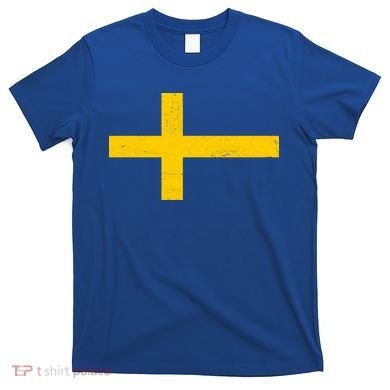 Vintage Swedish Flag T-Shirt