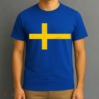 Vintage Swedish Flag T-Shirt thumb 3