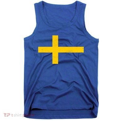 Vintage Swedish Flag Tank Top