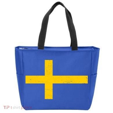 Vintage Swedish Flag Tote Bag