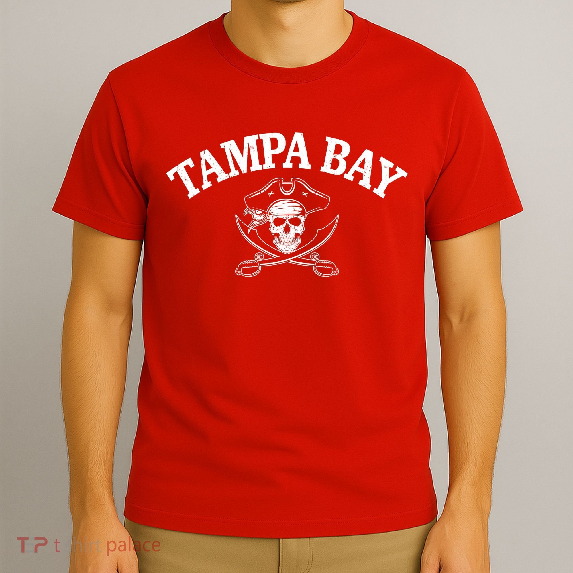 Vintage Tampa Bay Football Pirates Fan T-Shirt