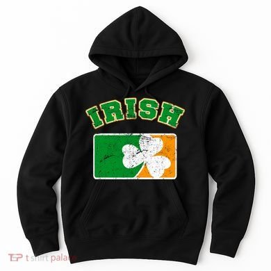 Vintage Team Irish Flag St. Patrick's Day Hoodie