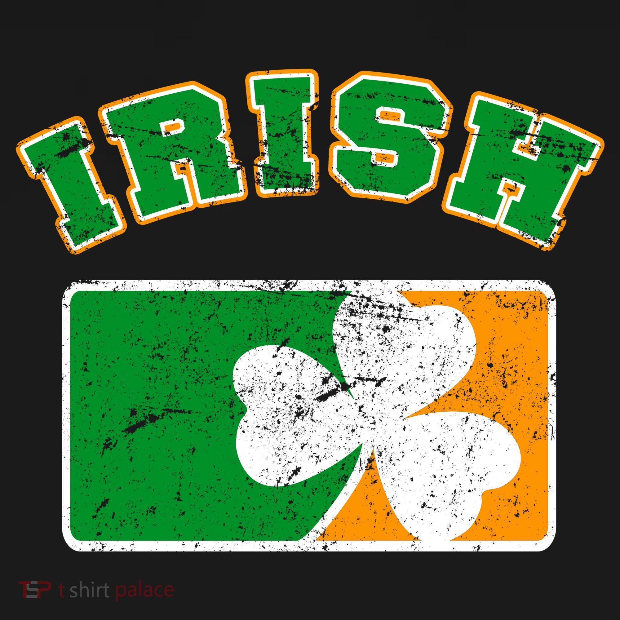 Vintage Team Irish Flag St. Patrick's Day T-Shirt