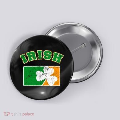Vintage Team Irish Flag St. Patrick's Day Button