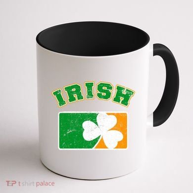 Vintage Team Irish Flag St. Patrick's Day Coffee Mug back