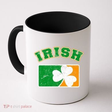 Vintage Team Irish Flag St. Patrick's Day Coffee Mug