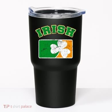 Vintage Team Irish Flag St. Patrick's Day Tumbler