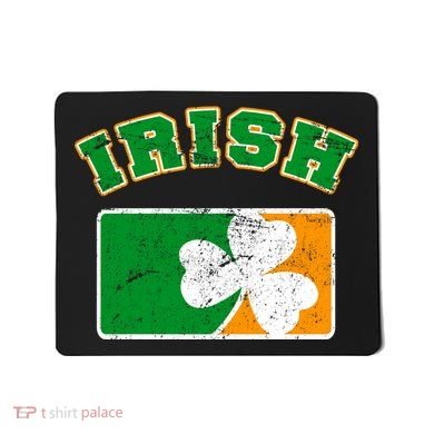 Vintage Team Irish Flag St. Patrick's Day Mousepad