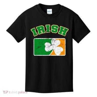 Vintage Team Irish Flag St. Patrick's Day Kids T-Shirt