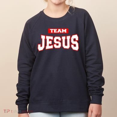 Vintage Team Jesus Funny Christian Women's Sweatshirt