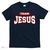 Vintage Team Jesus Funny Christian T-Shirt thumb 0