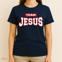 Vintage Team Jesus Funny Christian T-Shirt thumb 4