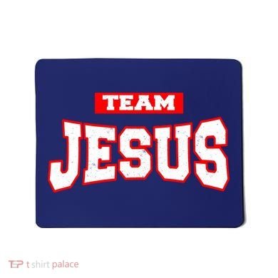 Vintage Team Jesus Funny Christian Mousepad