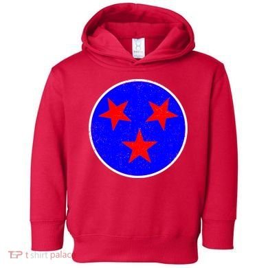 Vintage Tennessee State Flag Toddler Hoodie