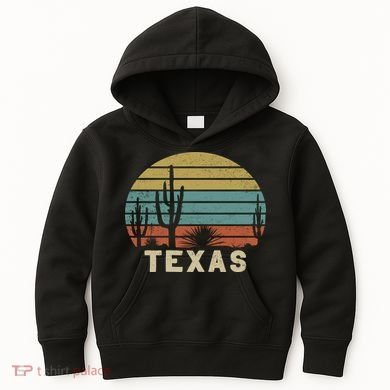 Vintage Texas Kids Hoodie