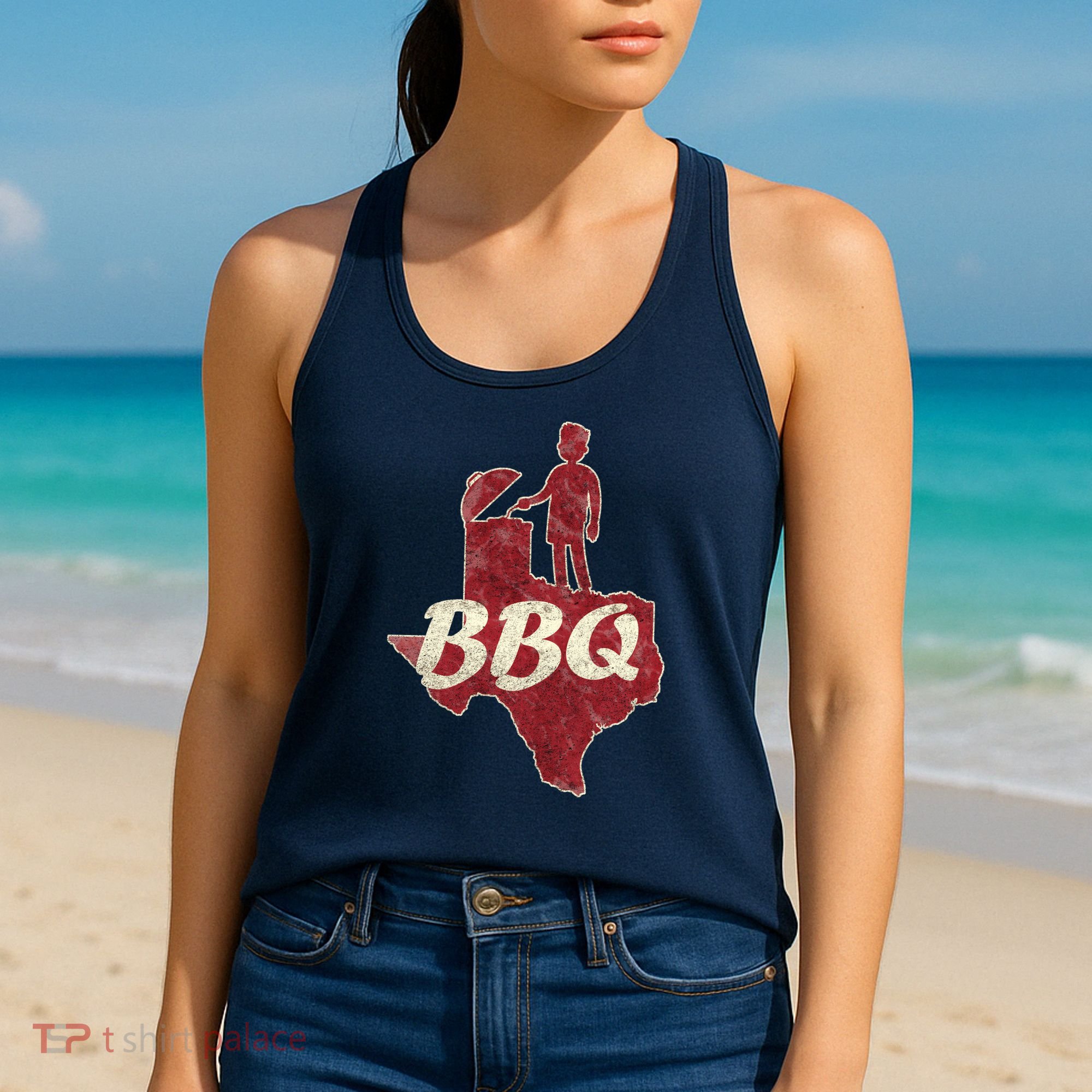 Vintage Texas BBQ Women's Tank Top
