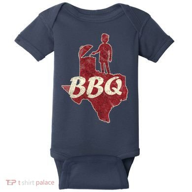 Vintage Texas BBQ Baby Bodysuit