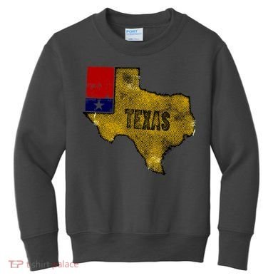 Vintage Texas Logo Kids Sweatshirt