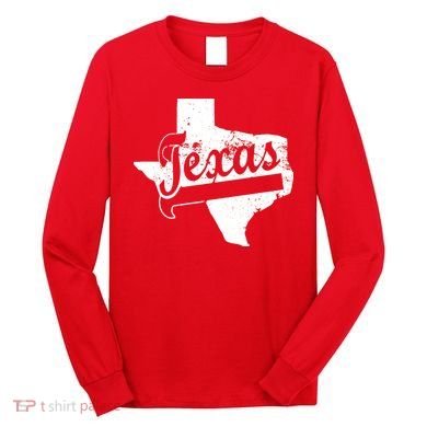 Vintage Texas State Logo Long Sleeve Shirt