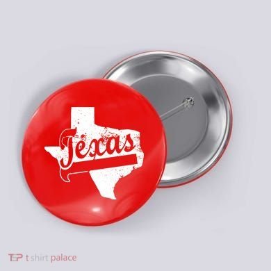 Vintage Texas State Logo Button