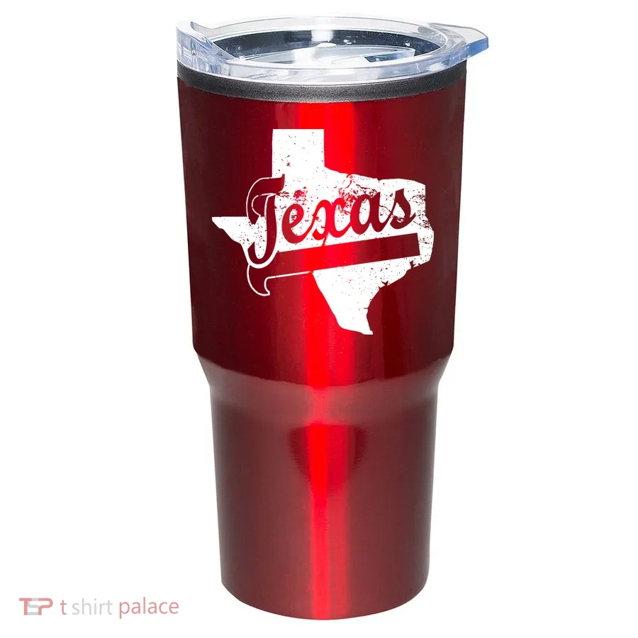 Vintage Texas State Logo Tumbler
