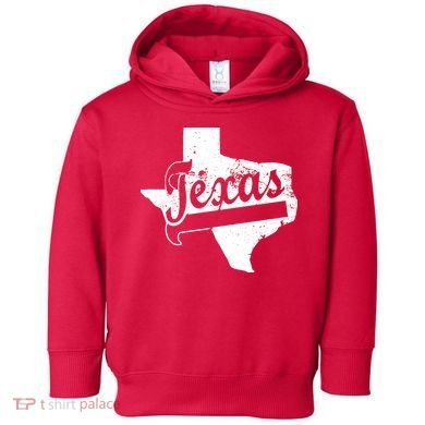 Vintage Texas State Logo Toddler Hoodie