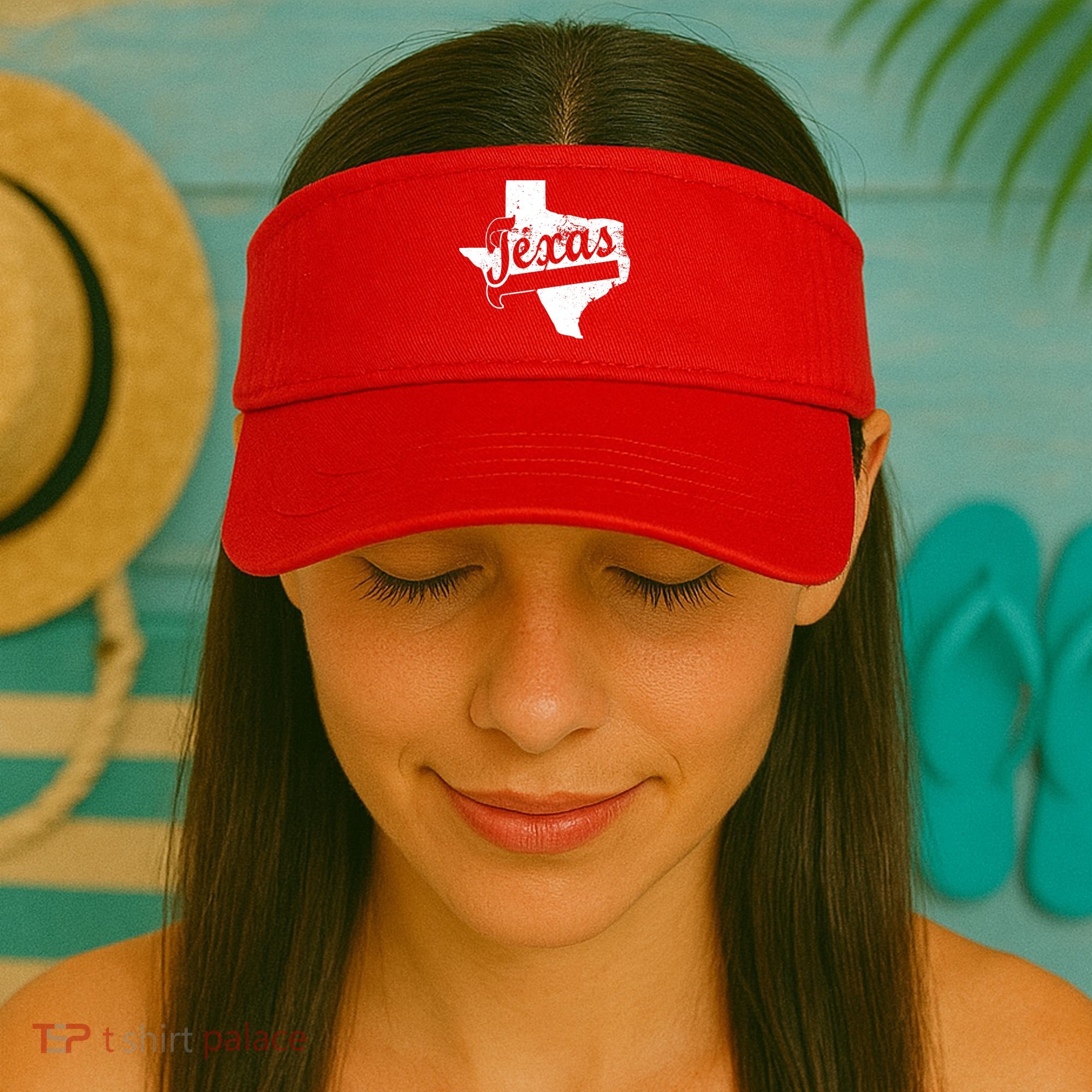 Vintage Texas State Logo Visor