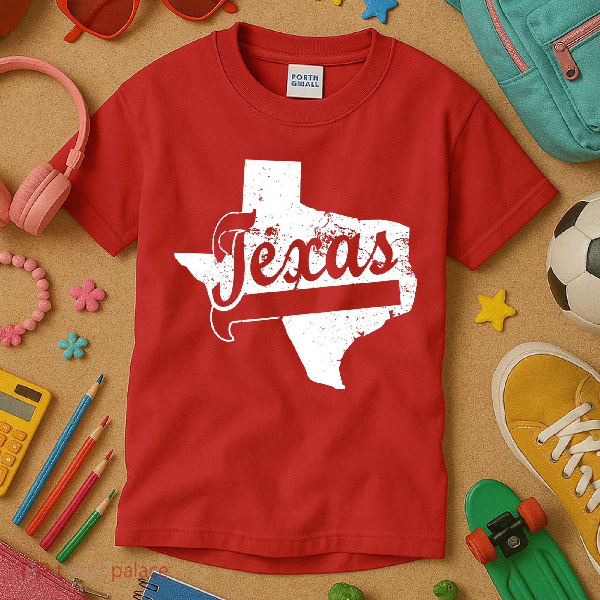Vintage Texas State Logo Kids T-Shirt
