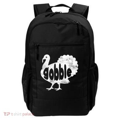Vintage Thanksgiving Gobble Turkey Backpack