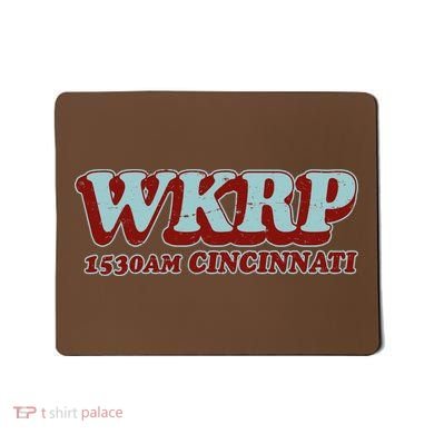 Vintage Thanksgiving WKRP 1530AM Cincinnati Mousepad
