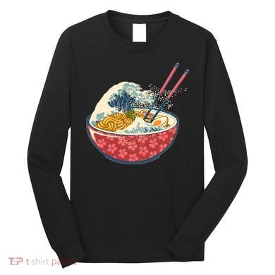 Vintage The Great Ramen Wave Long Sleeve Shirt