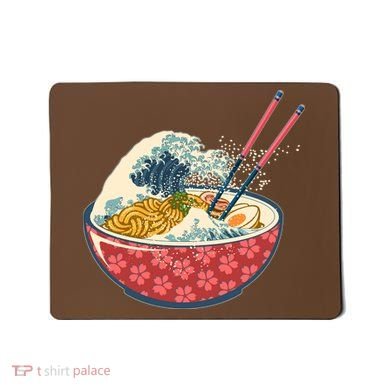 Vintage The Great Ramen Wave Mousepad