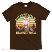 Vintage The One With All The Thanksgivings T-Shirt thumb 0