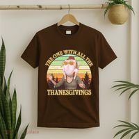 Vintage The One With All The Thanksgivings T-Shirt thumb 2
