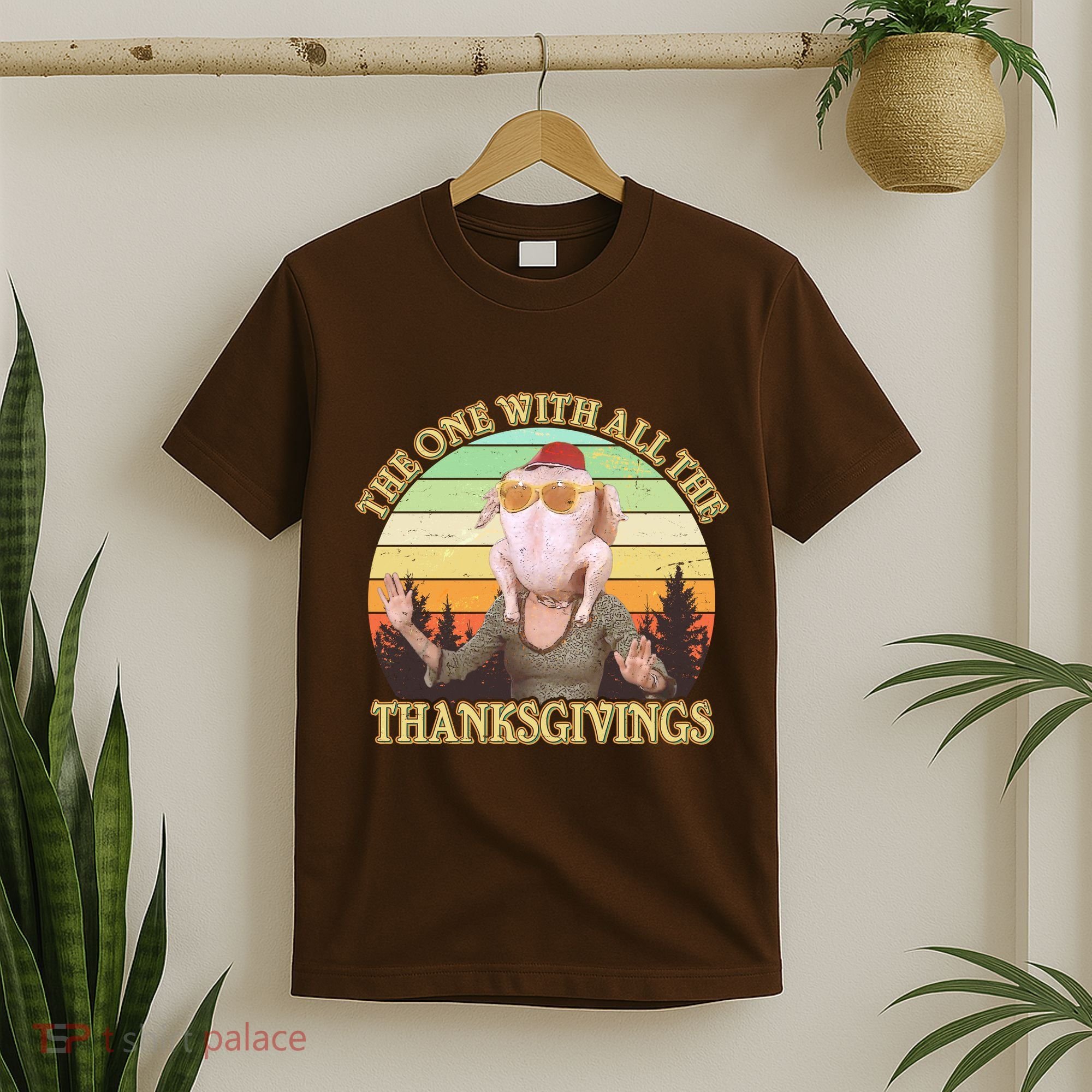 Vintage The One With All The Thanksgivings T-Shirt