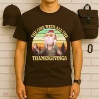 Vintage The One With All The Thanksgivings T-Shirt thumb 6