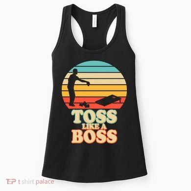 Vintage Toss Like A Boss Cornhole Women's Tank Top
