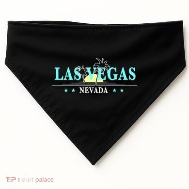 Vintage Tropical Las Vegas Logo USA-Made Doggie Bandana