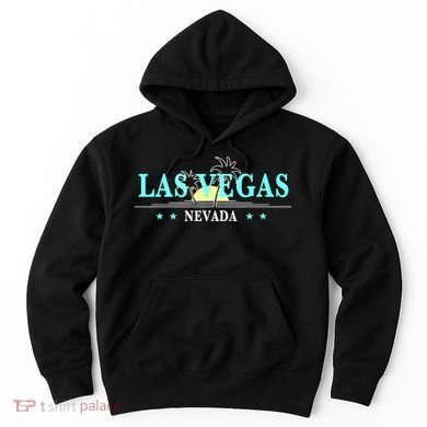 Vintage Tropical Las Vegas Logo Hoodie