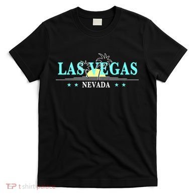 Vintage Tropical Las Vegas Logo T-Shirt