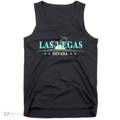 Vintage Tropical Las Vegas Logo Tank Top