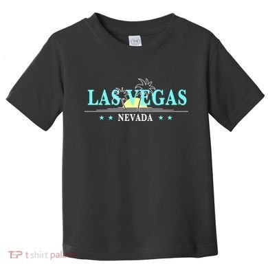 Vintage Tropical Las Vegas Logo Toddler T-Shirt