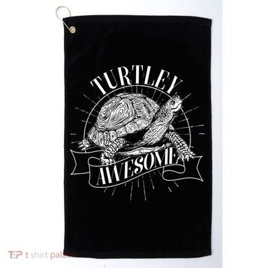 Vintage Turtley Awesome Golf Towel