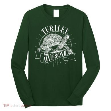 Vintage Turtley Awesome Long Sleeve Shirt